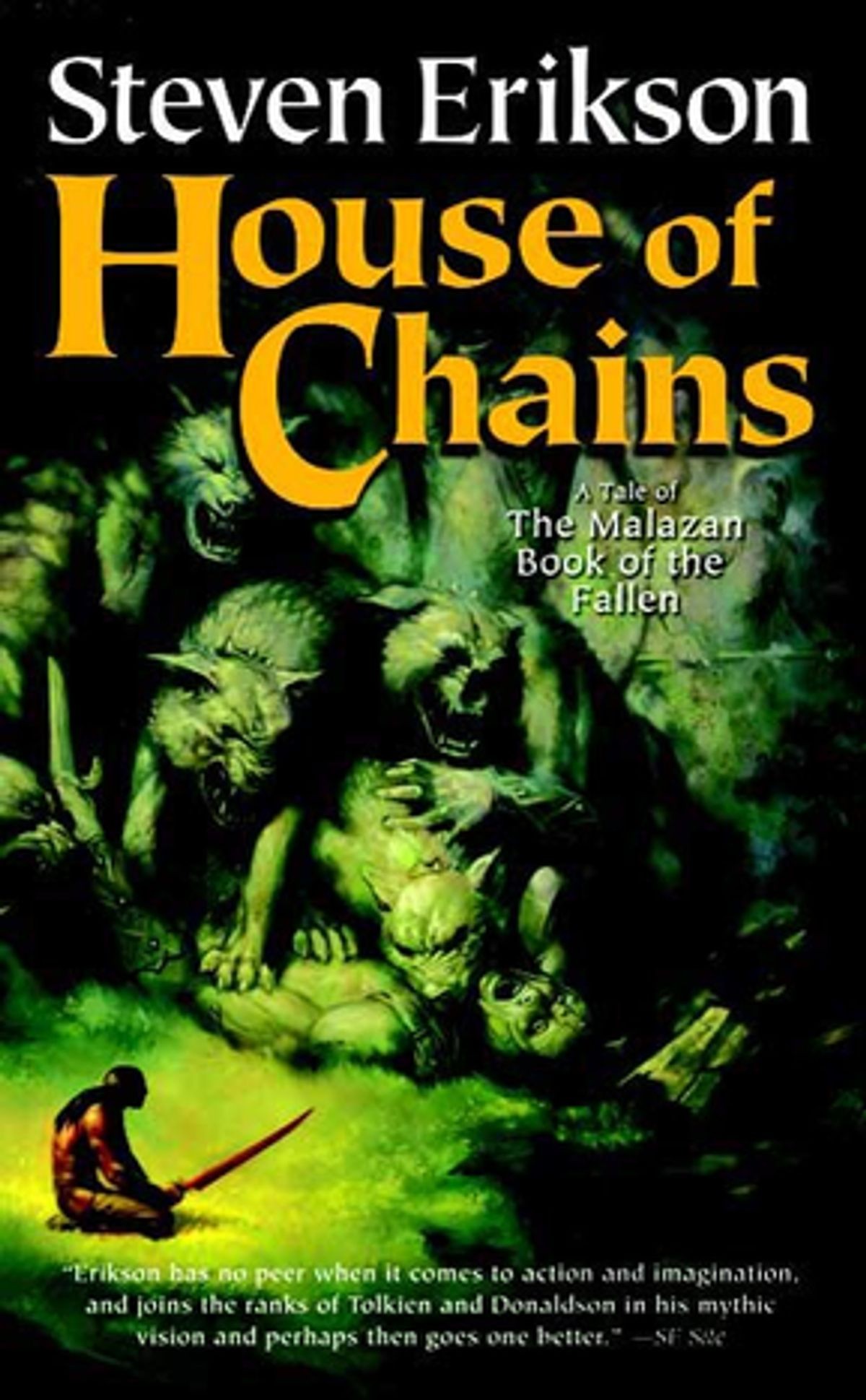 Book cover for House of Chains by Steven Erikson